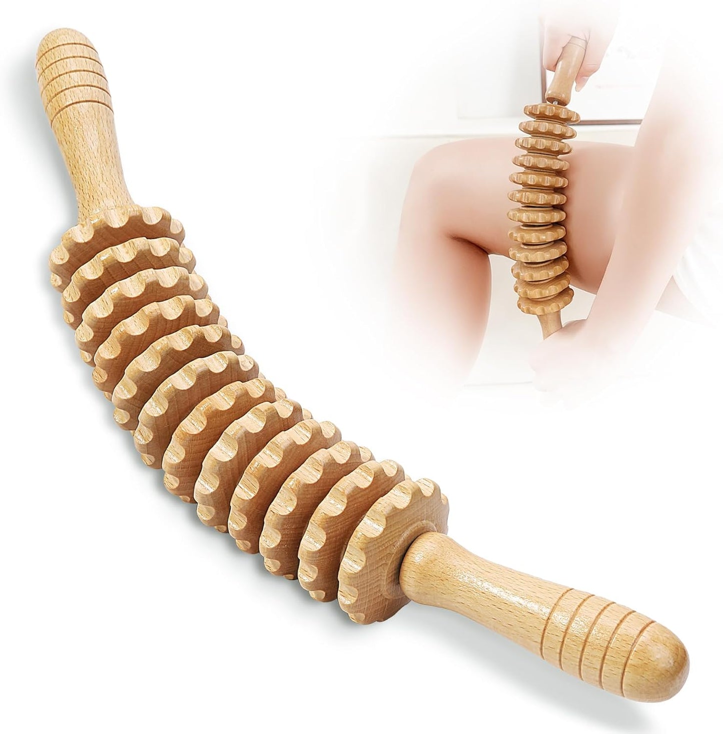 Böjbar massageroller