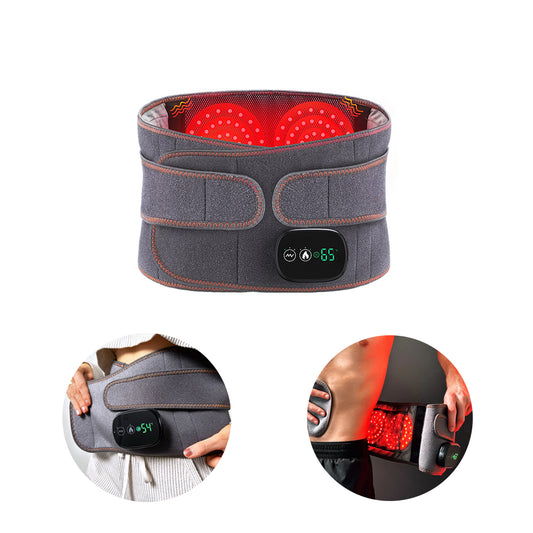 Rödljusterapi ErgoBelt – Värmebälte med Rödljus & Vibration mot Ryggsmärta