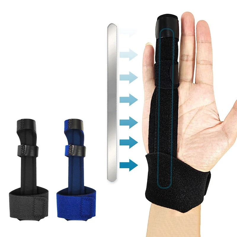 Fingerskena med aluminiumstöd – stöd för finger och handled