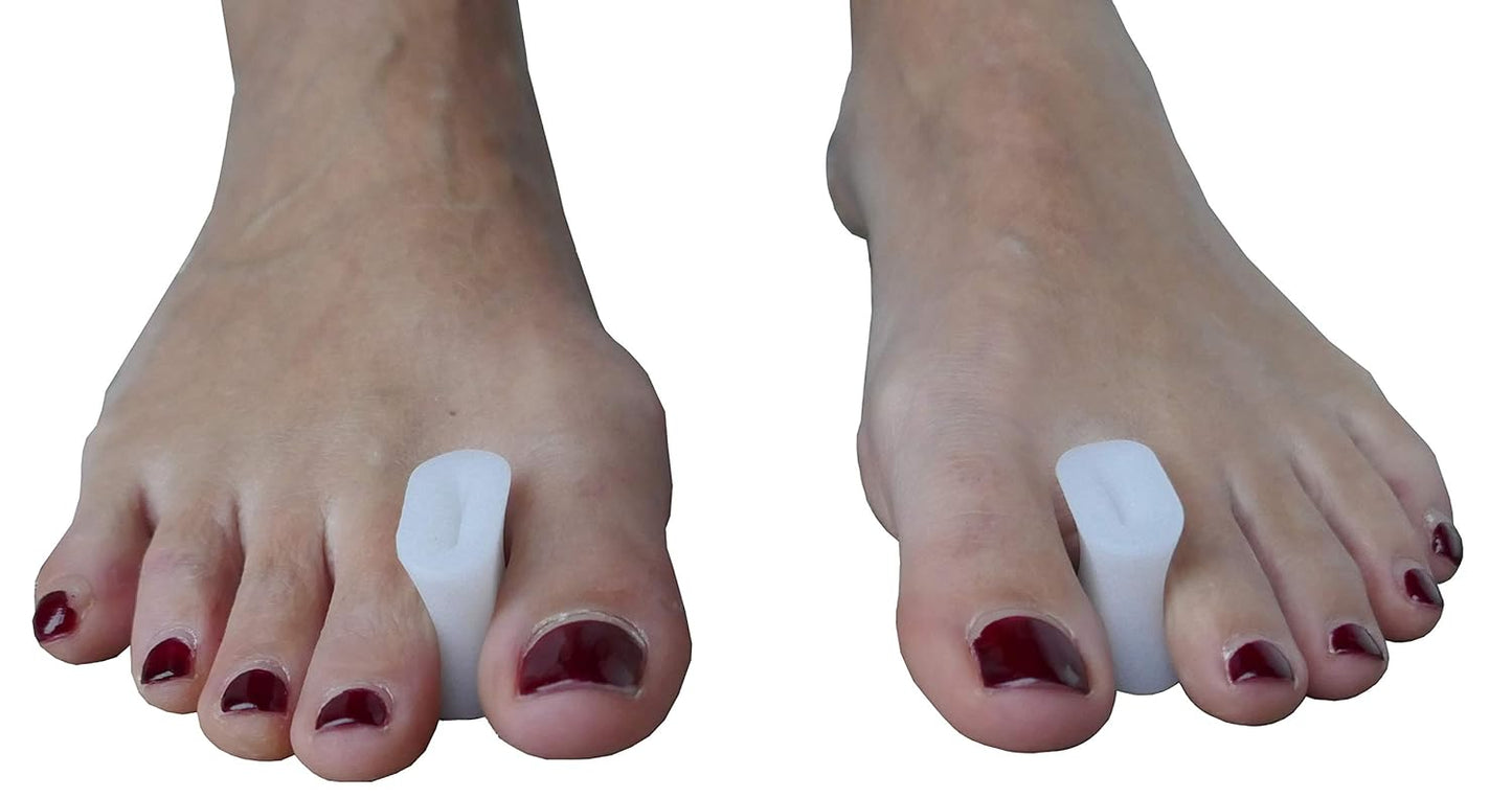 Hallux valgus tåskiljare i silikon – stöd och avlastning (2st)