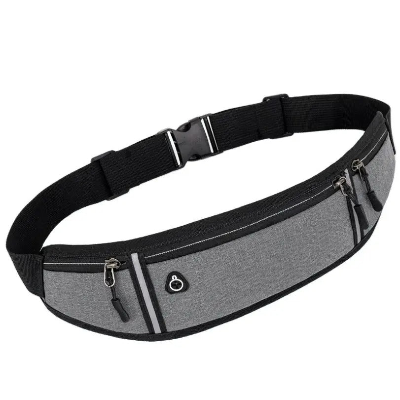 Justerbart Löpbälte Med Reflex Grå