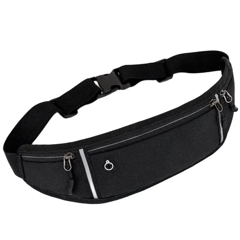 Justerbart Löpbälte Med Reflex Svart