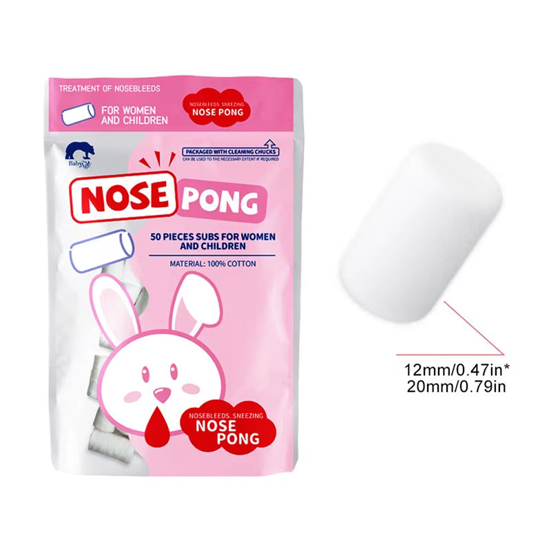 Näsblodsstoppare - Nose Pong 12x20mm (Vuxna)