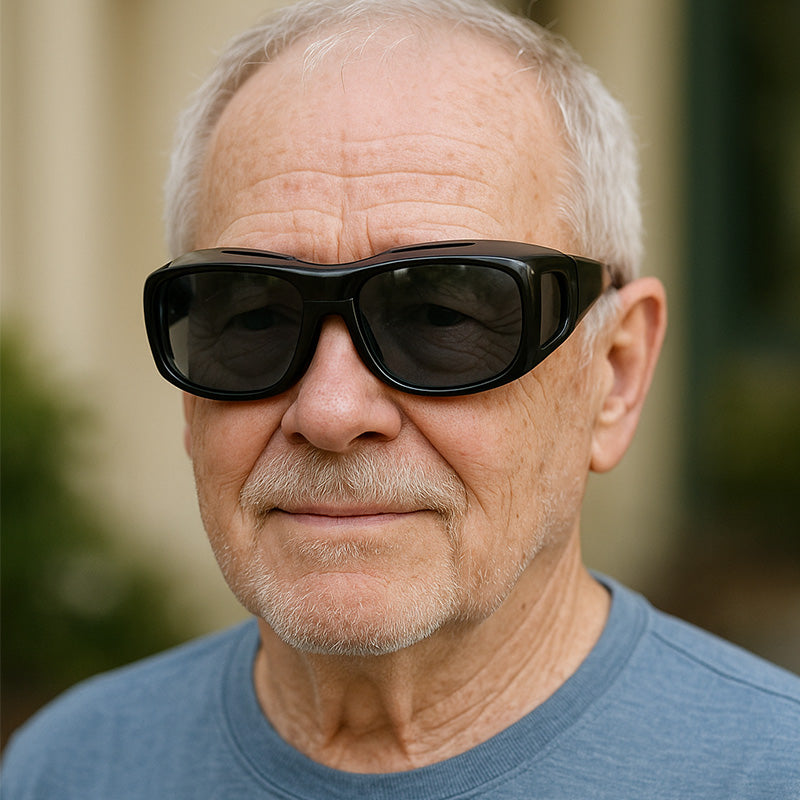 Solglasögon över glasögon