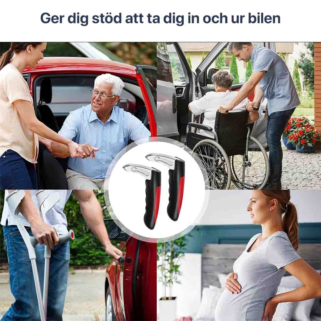 Stödhandtag för bilen - hjälpmedel för äldre och skadade