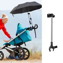 Paraplyhållare för barnvagn & rullstol