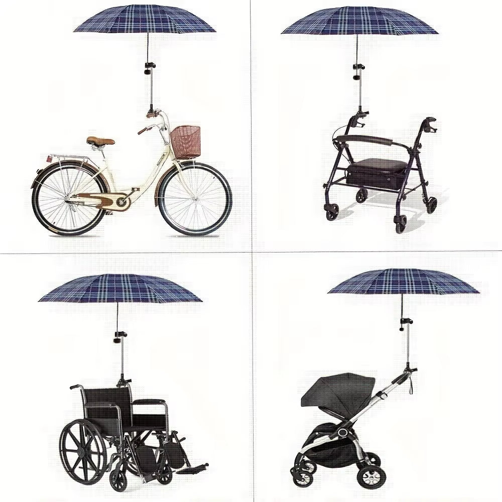 Paraplyhållare för barnvagn & rullstol