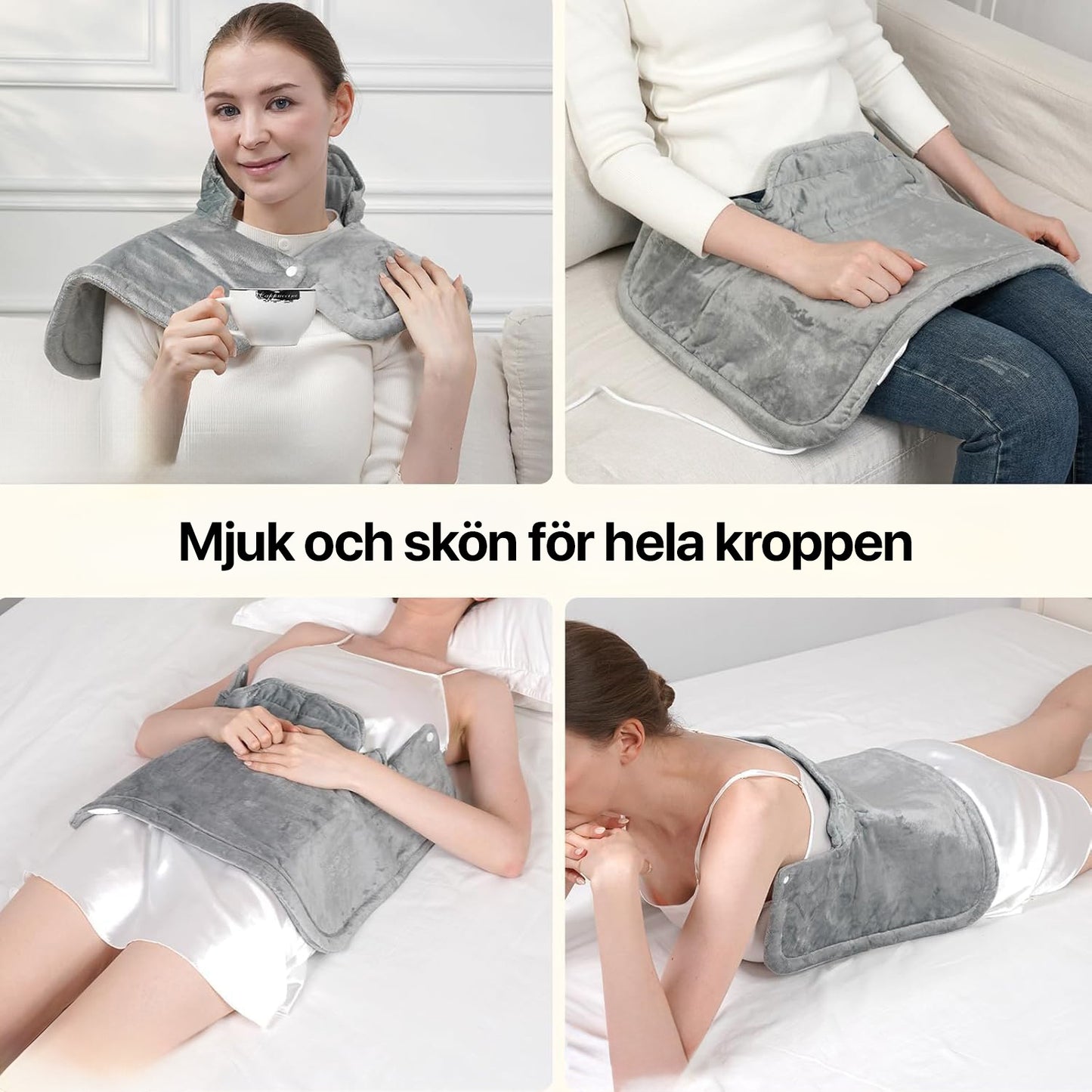 Värmedyna för nacke och axlar – smärtlindring med värme