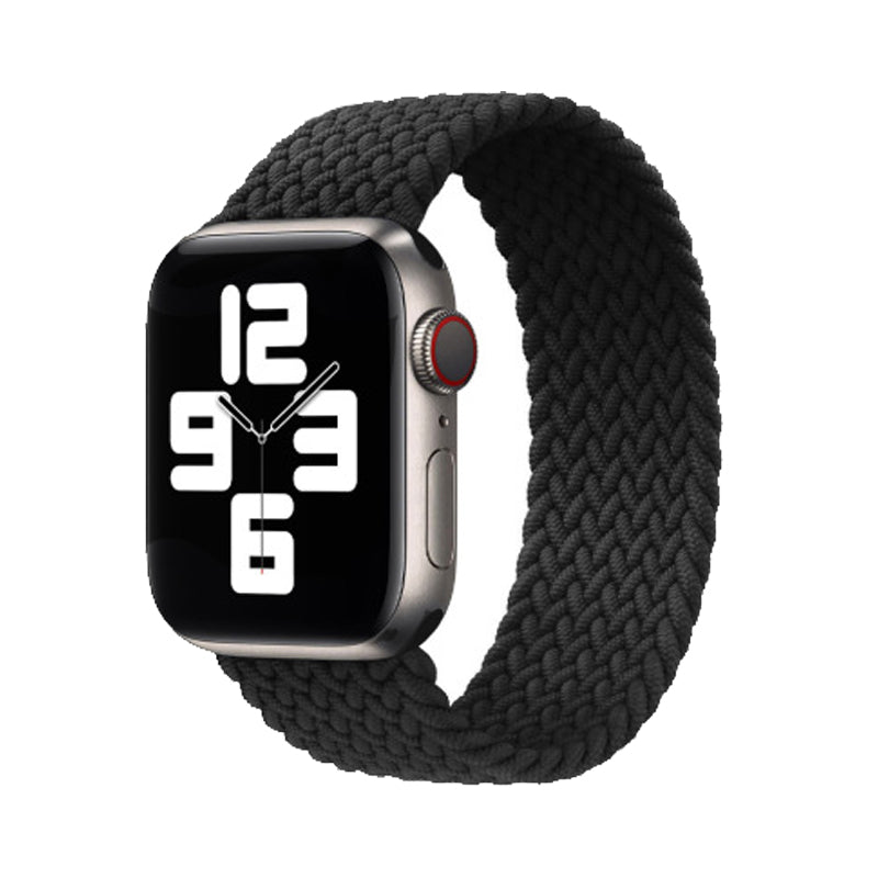 Apple Watch Armband - Braided Stretch Svart