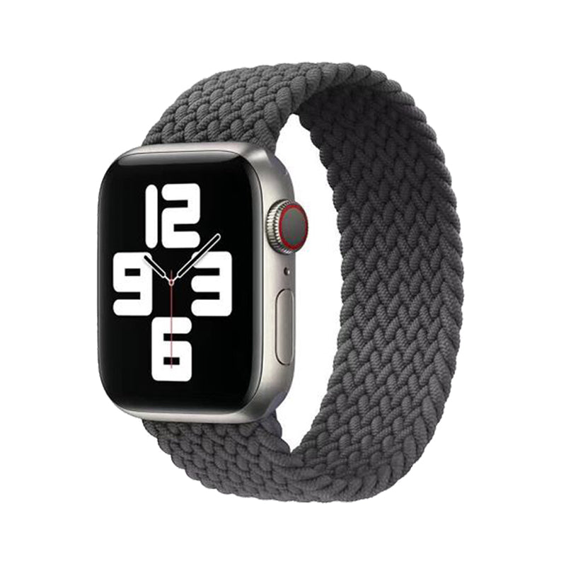 Apple Watch Armband - Braided Stretch Grå