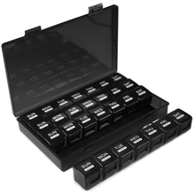 Pillerbox 4 veckor med daglig dosering (4x7dagar) Svart