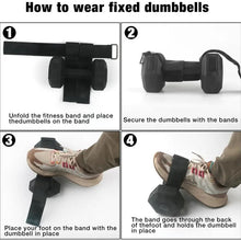 Ankelband till hantlar för träning av tibialis, ben och höft