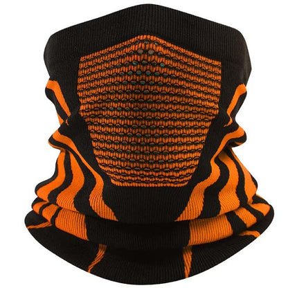 Ansiktsskydd – andningsbar mask för vinteraktiviteter Orange