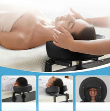 Ansiktsstöd för sängmassage och avlastning