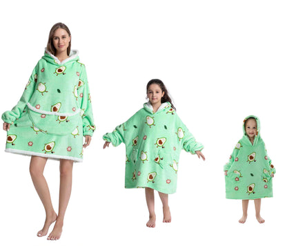 Myshoodie (Oversized) - Varm, mysig och stor hoodie Avokado