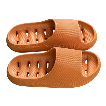 Badtofflor med dräneringshål Orange