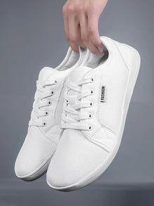 Barfotaskor Classic - tunna skor med bred tåbox Vit