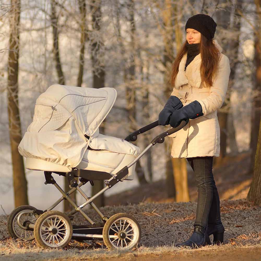 Barnvagnshandskar vinter – varma, vattenavvisande & vindtäta