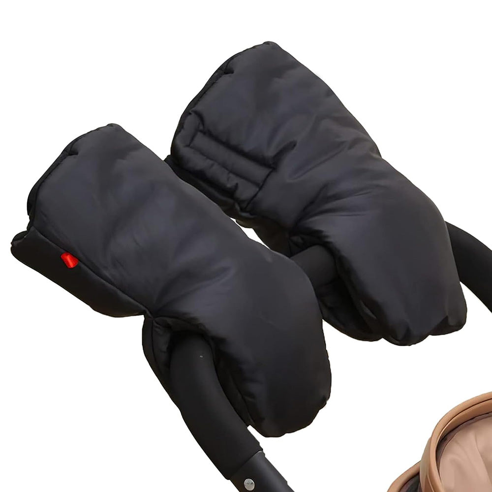 Barnvagnshandskar vinter – varma, vattenavvisande & vindtäta Svart
