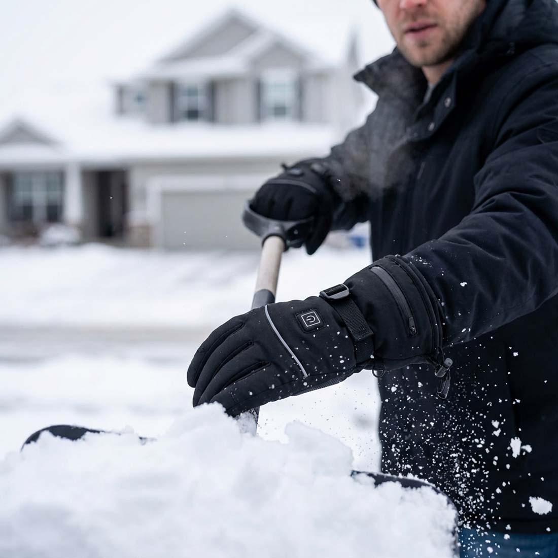 Batteridrivna värmehandskar med pekskärmsfunktion och justerbar värme
