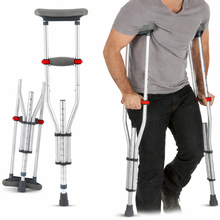 Hopfällbar krycka med underarmsstöd och justerbar höjd