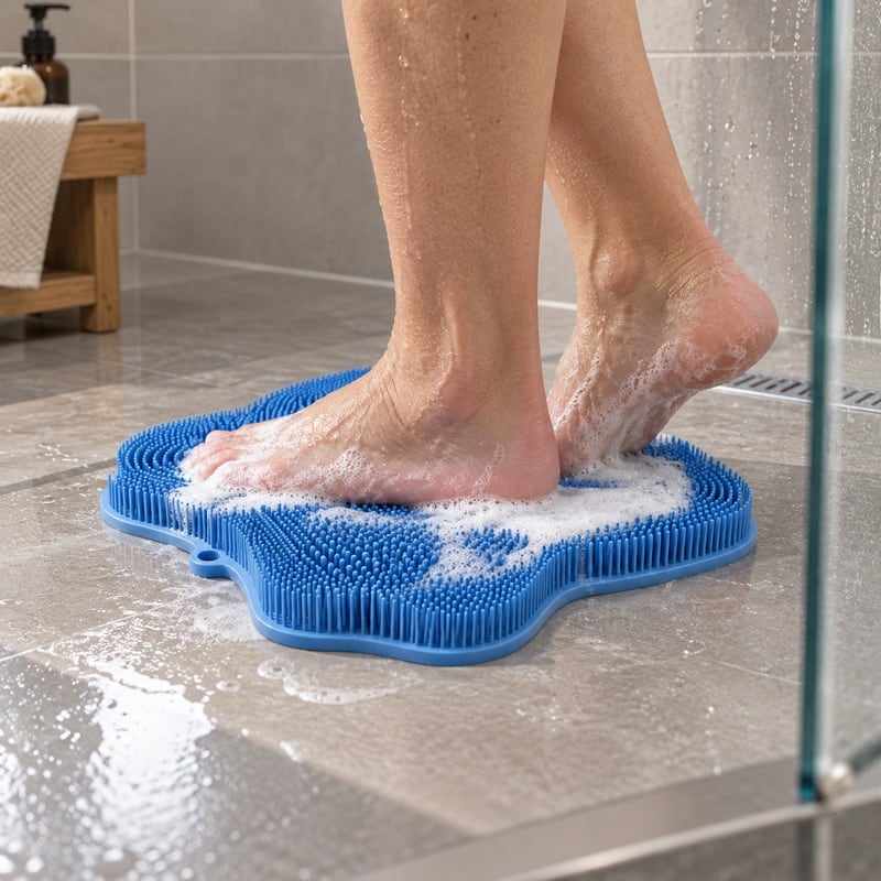 Duschmatta för fotmassage och skrubbning - bild 2