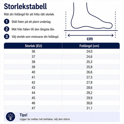 Barfotaskor fodrade för vinter och kyla