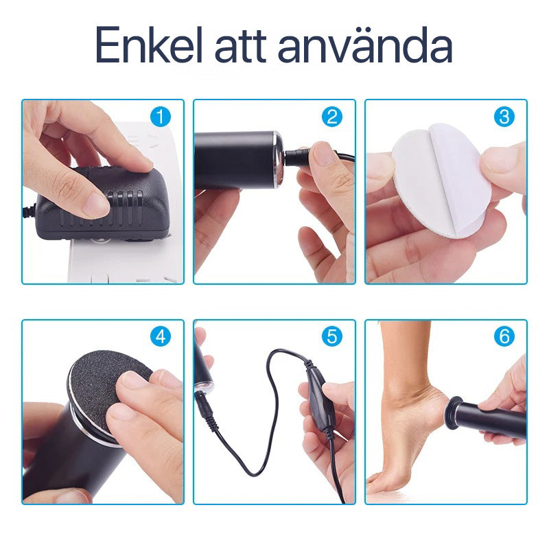 Elektrisk Fotfil - få lena och fina fötter