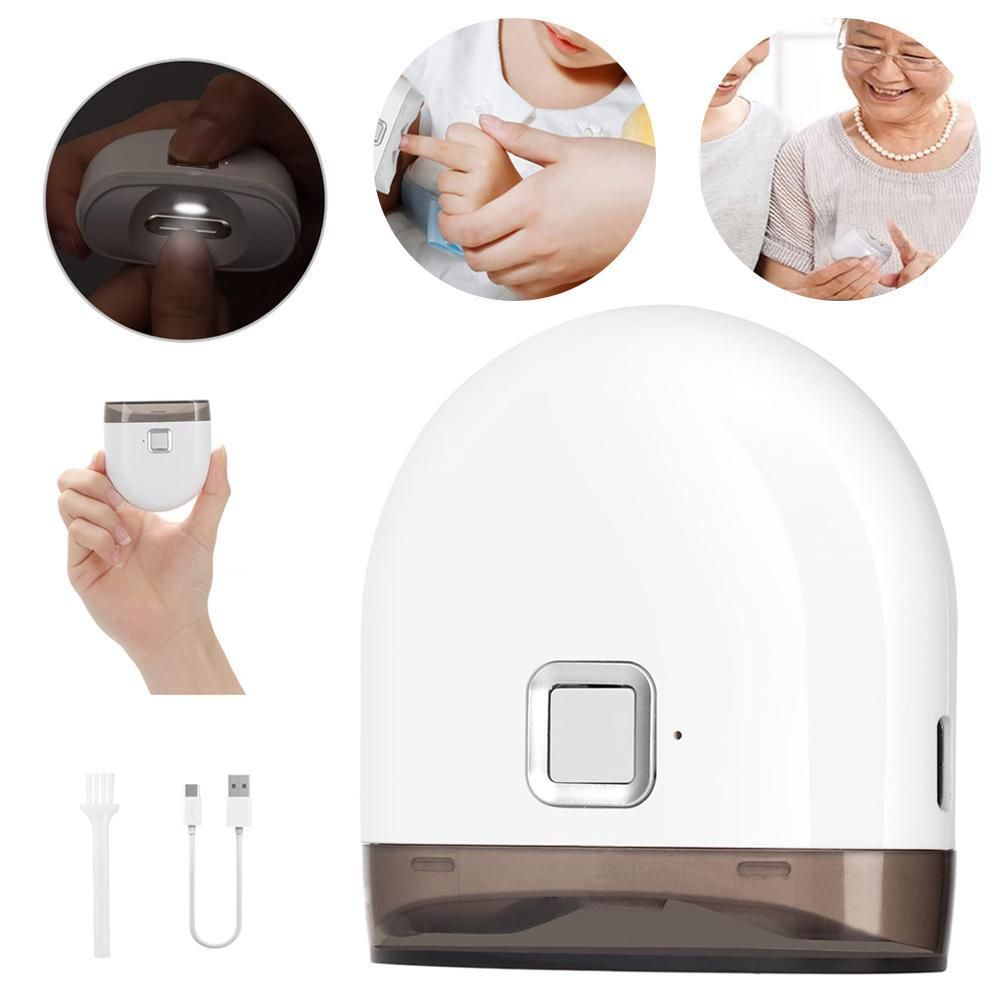 Elektrisk Nagelklippare med LED-ljus