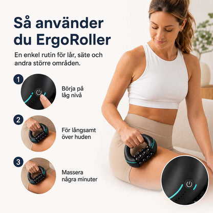 ErgoRoller massageroller för celluliter och muskelmassage