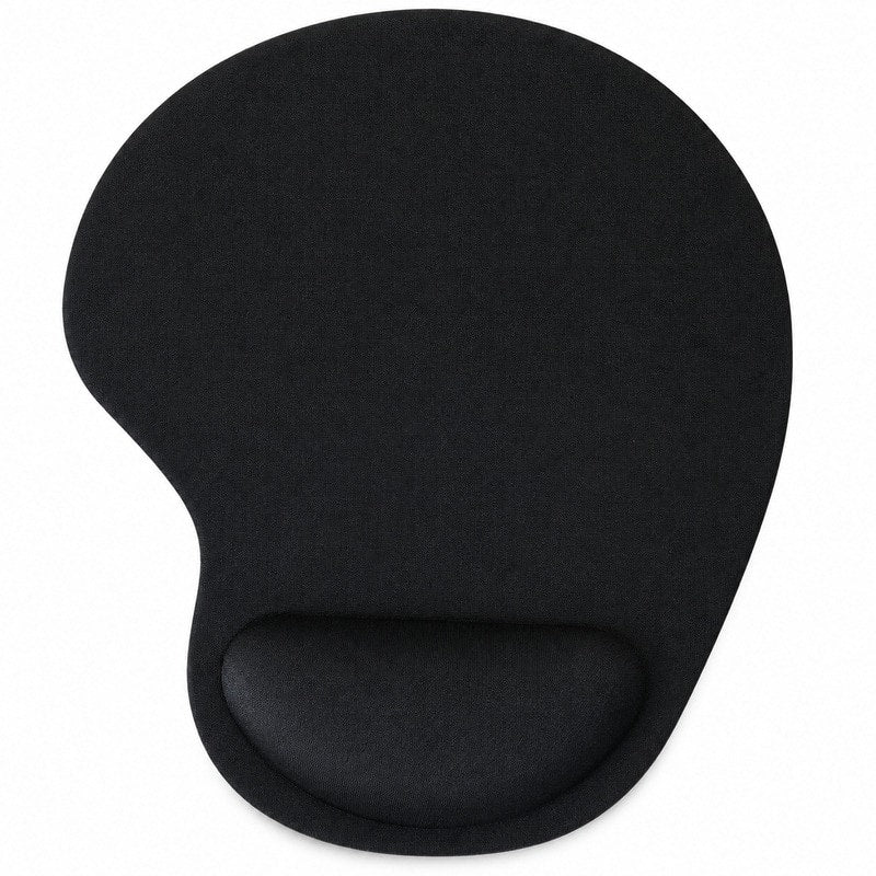 Ergonomisk musmatta med handledsstöd Svart