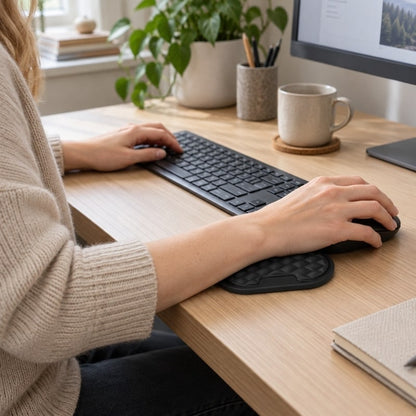 Ergonomisk musmatta med mjukt handledsstöd