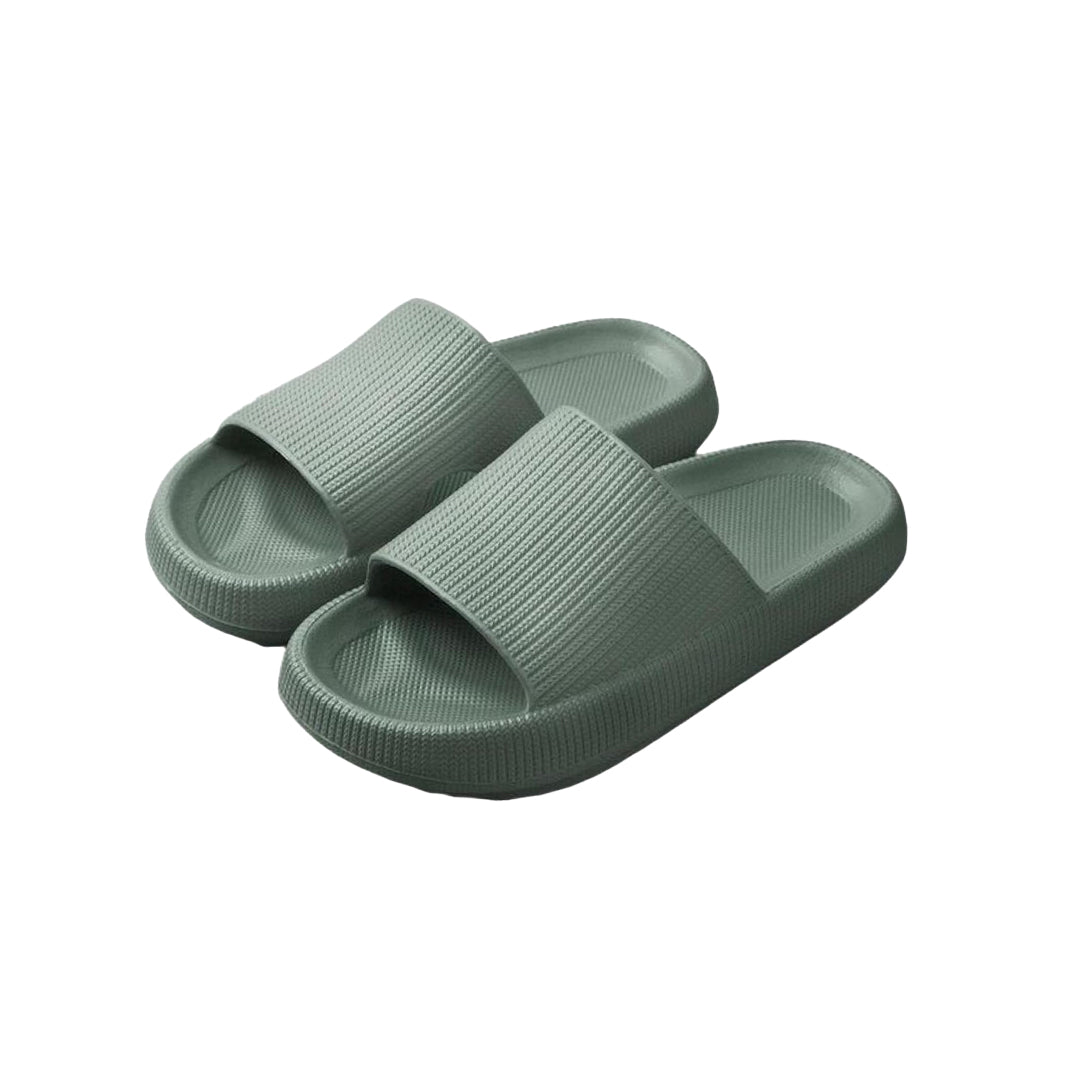 Ergonomiska Tofflor Mörkgrön