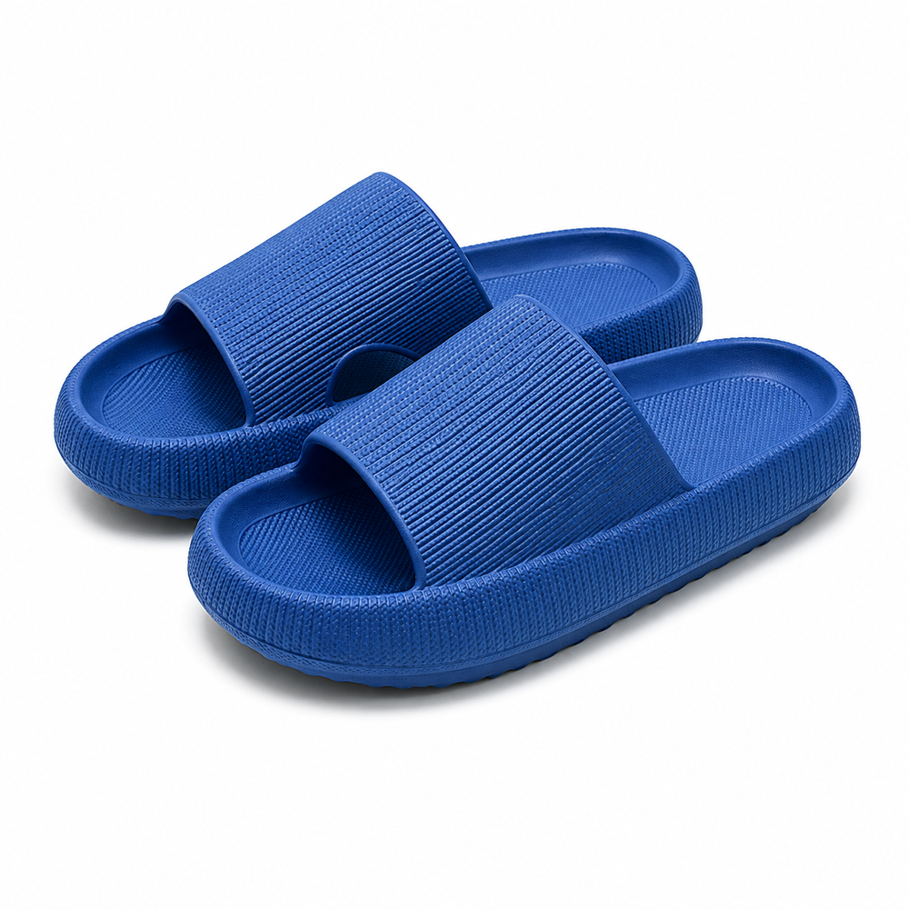 Ergonomiska tofflor med stötdämpande sula Blå