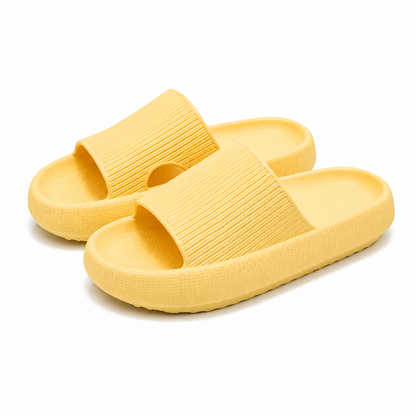 Ergonomiska tofflor med stötdämpande sula Gul
