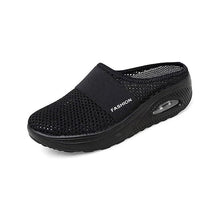 Ergonomiska tofflor med stötdämpning (Dam) Svart