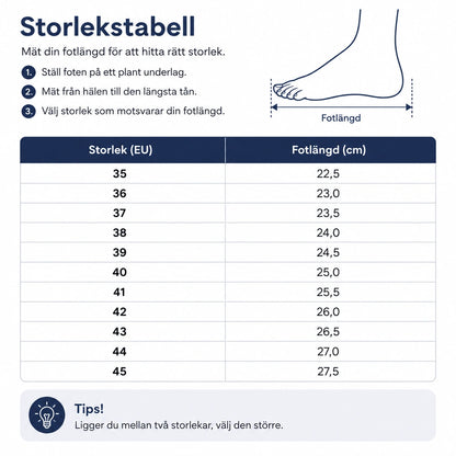 Ergonomiska tofflor med stötdämpning (Dam)