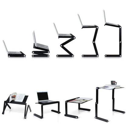 Ergonomiskt laptopstativ – justerbar höjd & vinkel för bättre hållning