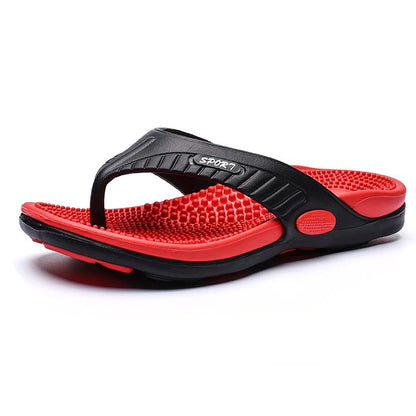 Flip flops med massagesula och halkgrepp