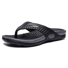 Flip flops med massagesula och halkgrepp Svart