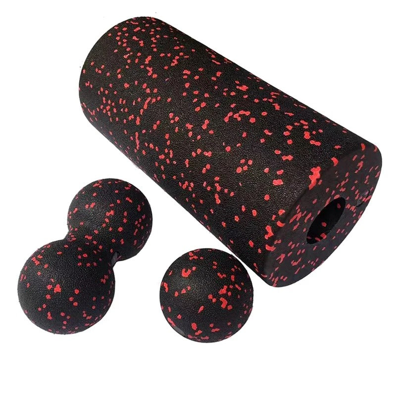 Massagebollar & foamroller för stel rygg och spända muskler