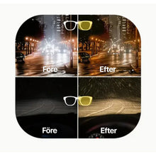 Glasögon för mörkerkörning - clip-on polariserade