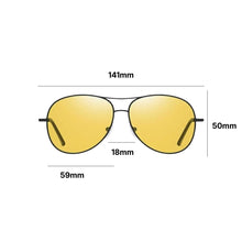 Glasögon för bilkörning i mörker med gult glas