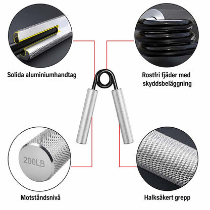 Grepptränare för underarm och handled 100-300 lbs