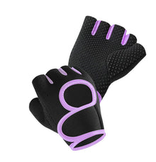 Gymhandskar - skydd för handflatan & bättre grepp Lila