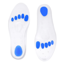 Stötdämpande silikongel sulor för ömma fötter