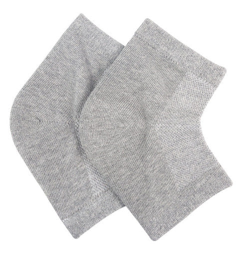 Hälsporre strumpor med hälskydd i gel Grå