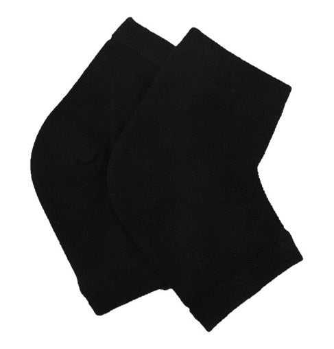 Hälsporre strumpor med hälskydd i gel Svart