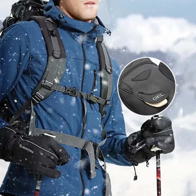 Handskar för vinter - varma, vattentäta, touchfunktion