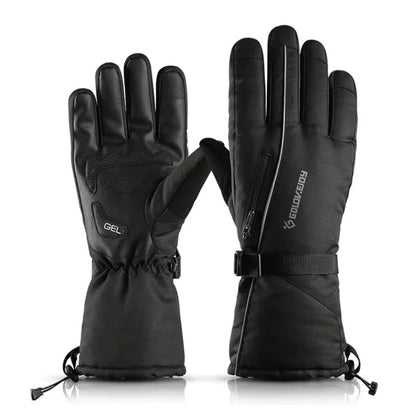 Handskar för vinter - varma, vattentäta, touchfunktion Svart